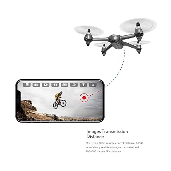 GPS RC Selfie Drohne mit 1080P Kamera 5G WiFi Follow Me Altitude Hold Brushless Quadcopter mit 2 Akkus – Bild 4