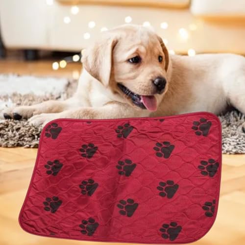 Image of Cyrank Reusable Dog Pee Pads, Washable Pee Pads for Dogs Training Pads for Dogs Puppy Potty Training Pads Potty Pads for Puppies Dog Whelping Pads Dog Mat Pee Pad for Pig Mat, 40 * 60cm