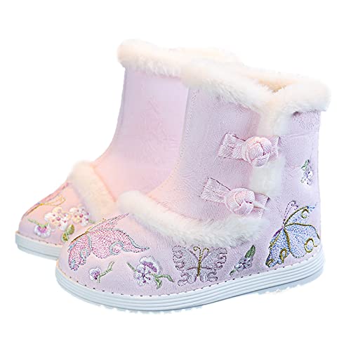 Sapatos de caminhada para bebês, botas de algodão estilo étnico, sapatos de tecido para bebês, sola