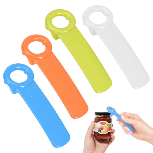 MumdoYAL 4 Stück Deckelöffner Glasöffner, Schraubdeckelöffner für...