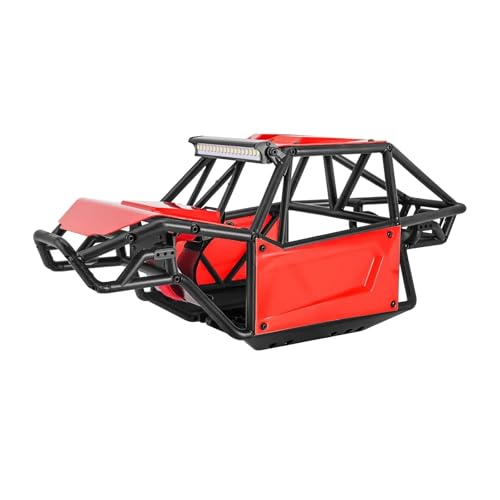 RC �J�[�p�[�c For Axial For SCX10 II 90046 UTB10 Capra1/10 RC �J�[�N���[���[�i�C�������b�N�p�o�M�[�{�f�B�V�F���p�V���[�V�L�b�g(Red)