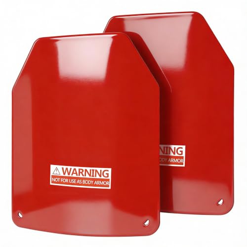 Weight Vest Plate Curved Weighted Plates for Weight Vest 5.5lb/11lb per Pairs for Running, Strength Training (Red:5.5LB(2.75LB*2))