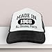 60th Birthday Gifts for All Made in 1966 All Original Parts Turning 60 Birthday Party Trucker Hat Black