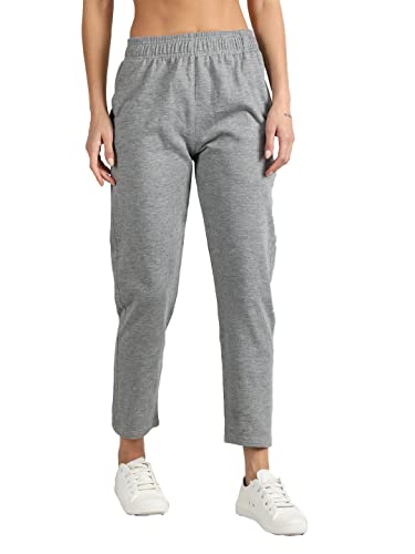 Image of CHKOKKO Women High Rise Gym Wear Sports Fitness Relaxed Track Pant