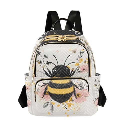 Petit sac à dos tendance pour femme motif floral rétro pour exprimer votre style unique