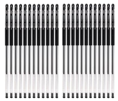 Bolígrafos gel BaoKe 0.5mm, paquete de 24