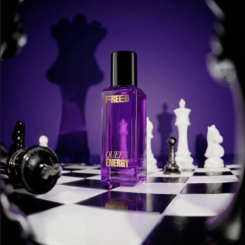 Image of FREED Queen Energy Eau De Parfum for Women | Royal Luxury Perfume with Black Currant, Vanilla & Cashmeran | Long Lasting Smell | Premium Gifts for Woman | 20ml