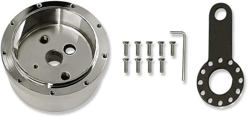 33.5" Tilt Auto Steering Column Plain with 9 Holes Adapter for Chevy 1957