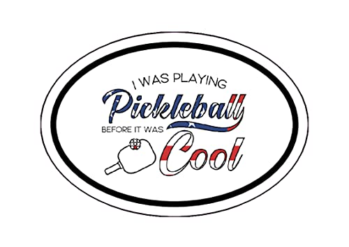 Calcomanía pickleball vinilo impermeable para ventanas y portátiles 2