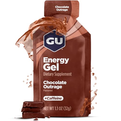 GU Energy Original Energy Gel Chocolate Outrage 24 Count