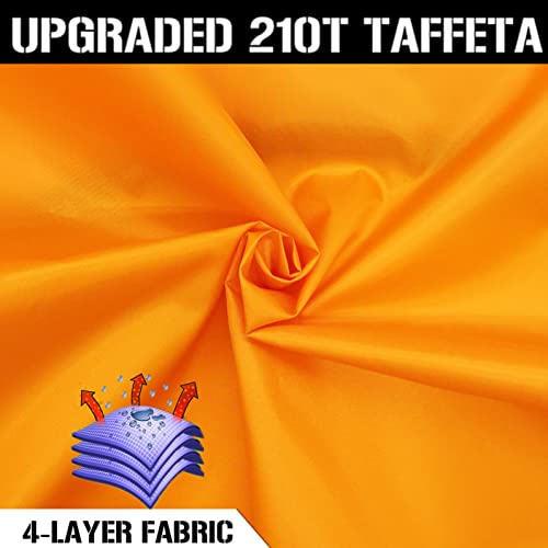 Joy Walker Backpack Rain Cover Waterproof Breathable Suitable For (15-30L, 30-40L, 40-50L, 50-70L, 70-90L) Backpack Hiking/Camping/Traveling (Orange, Xl (For 50-70L Backpack)) #TOP3