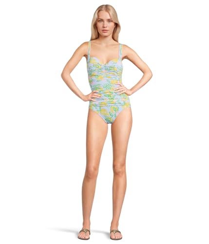 Lilly Pulitzer Women's Standard Solaria One-Piece, Bluette Make Lemonade
