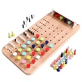 Number Combination Puzzles: This wooden board game sharpens young minds with challenging number puzzles and code-breaking exercises, promoting reasoning skill development while ensuring fun-filled educational play experiences within the comfort of your home