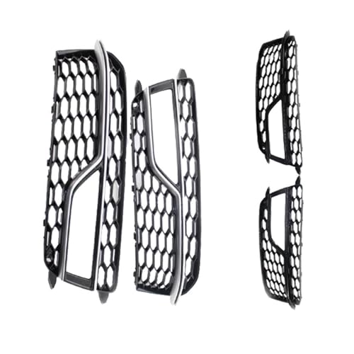 Parrillas de luz antiniebla para S5 y A5 SLine 2013-2016 con moldura cromada exterior 4