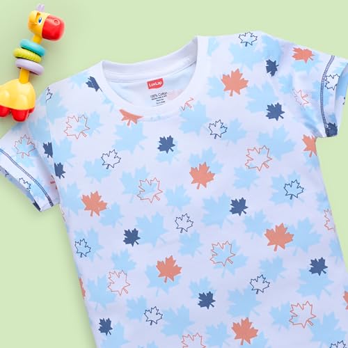 Image of LuvLap Baby Boys Regular Fit 100% Cotton Half Sleeves Boys T-Shirts and & Shorts Set Pack of 3