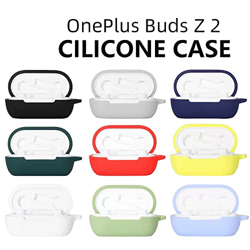GIOPUEY Cilicone Case for OnePlus Buds Z2, Ultra-thin soft Cover, Slim-Fit,Anti-Fall,Not Easy to Dirty, OnePlus Buds Z2 Case - Image 3