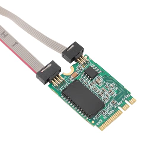 Tarjeta de red M.2 A + E de Gigabit Ethernet con puerto único RJ45 y chip I210AT para computadoras industriales miniatura 7
