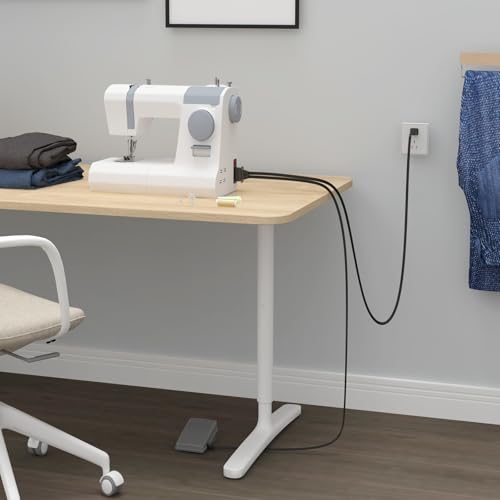 image for BRIGHTLYLIT Sewing Machine Pedal and Power Cord for Brother, Compatibl