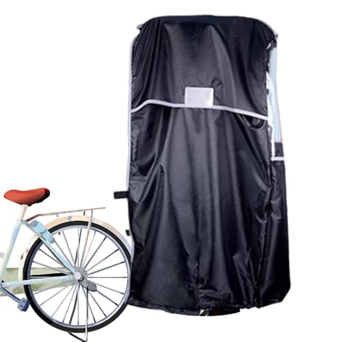 Cubierta antipolvo para bicicleta al aire libre con ventana transparente protectora 8
