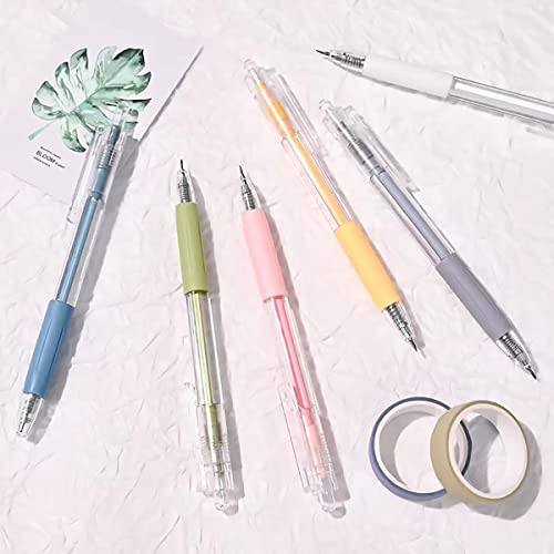 12 Pcs Cartoon Pattern Student Utility Knife Pen, Craft Cutting Tool Paper Pen Cutter Knife, Creative Retractable Carving Pen Knife For Office And Home (A) #TOP7