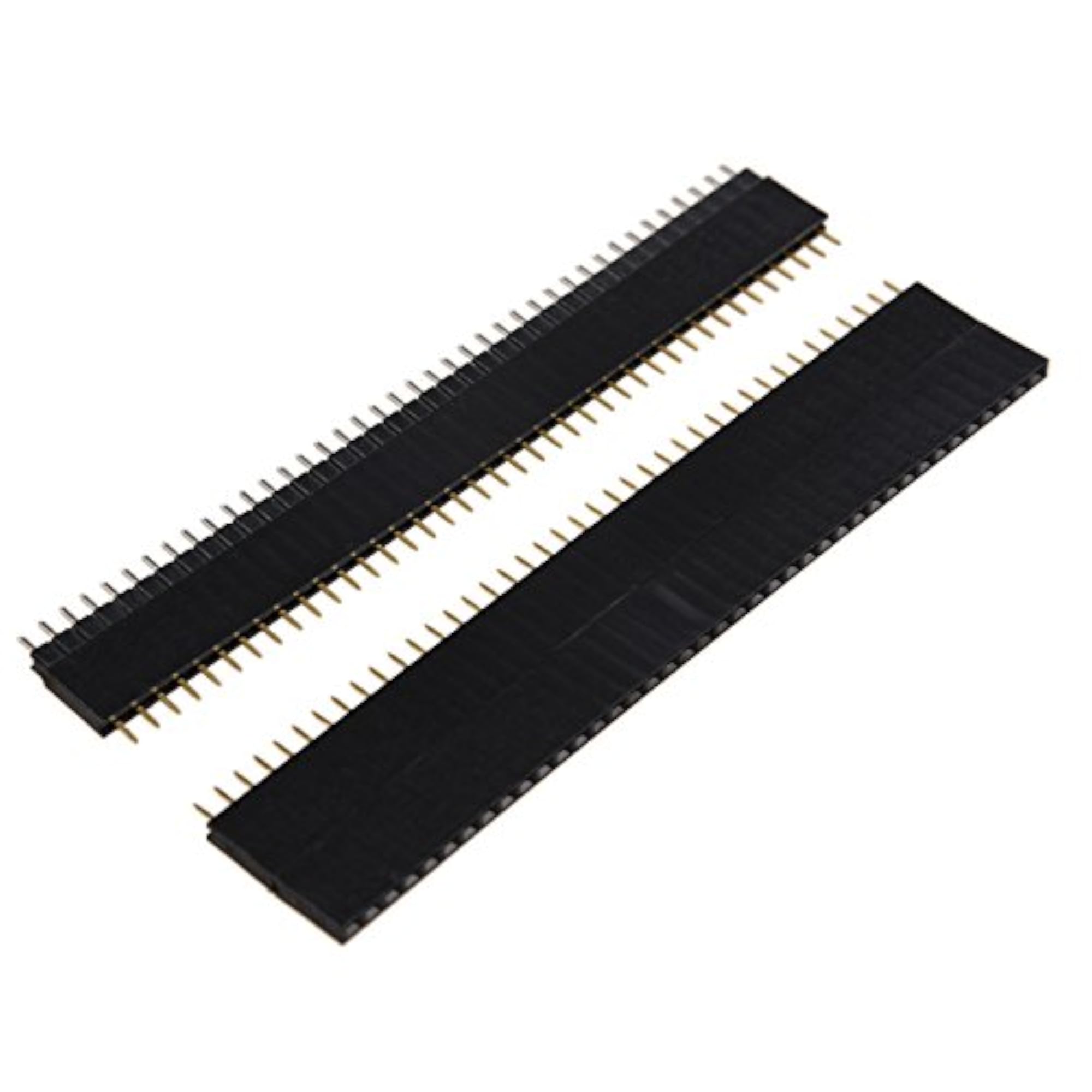 5 PCS Pack 40 Pin 2.54mm Single Row Straight Male + Female Pin Header Strip