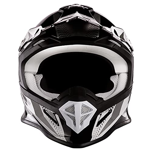 Capacete Motocross Fast Tech Limited Edition 58 Branco/Cinza 58