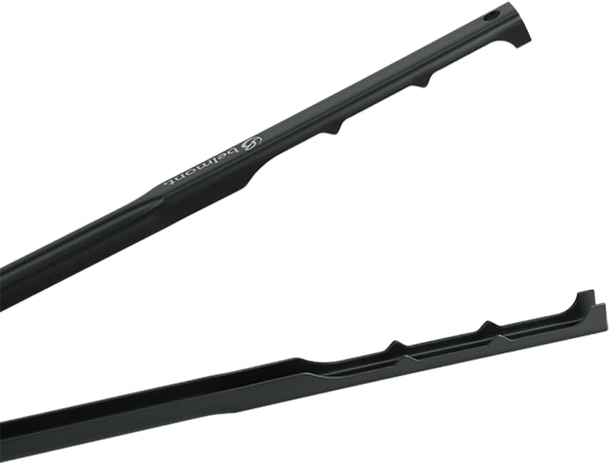 A închide view of the gripping ends of the Belmont UL hibasami Fire Scissors, showing the textured surface for enhanced grip.