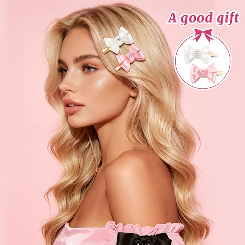 Set de 4 pinzas para cabello Lourny 5.5 cm acrílicas miniatura 5