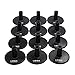 Rugged Soccer Weighted Bases for Agility Poles Training Set - Rubber - Set of 12