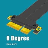 GLOTRENDS 60mm PCIe 3.0 X4 Riser Kabel dla kart M.2, WiFi, Firewire, USB, dźwiękowych itp.