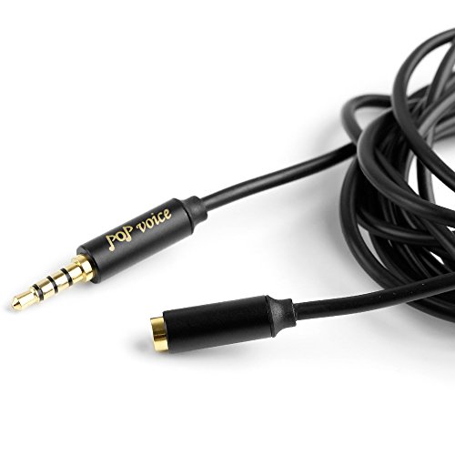 Pop Voice 8 Feet 3.5Mm Stereo Audio Microphone Headphone Extension Cable Male To Female #TOP4