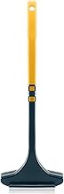 Fastmart Plastic 2 In 1 Window Mesh Screen Cleaner Brush & Wiper With Extended Handle Wet & Dry Dual-Use For Car Window Mirror Floor Multi Color (Window Mesh Cleaning Brush), Multicolor