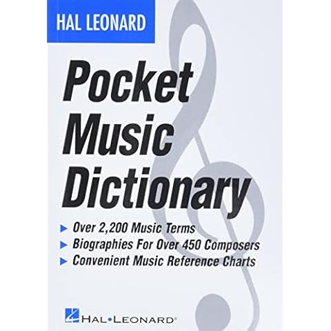 The Hal Leonard Pocket Music Dictionary Cover