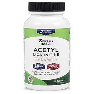 Zenesis Labs Acetyl L-Carnitine with Alpha Lipoic Acid – 90 Capsules