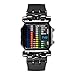 TVG Men's Plaza Montres numériques affichage LED avec lampe couleur intelligente étanche