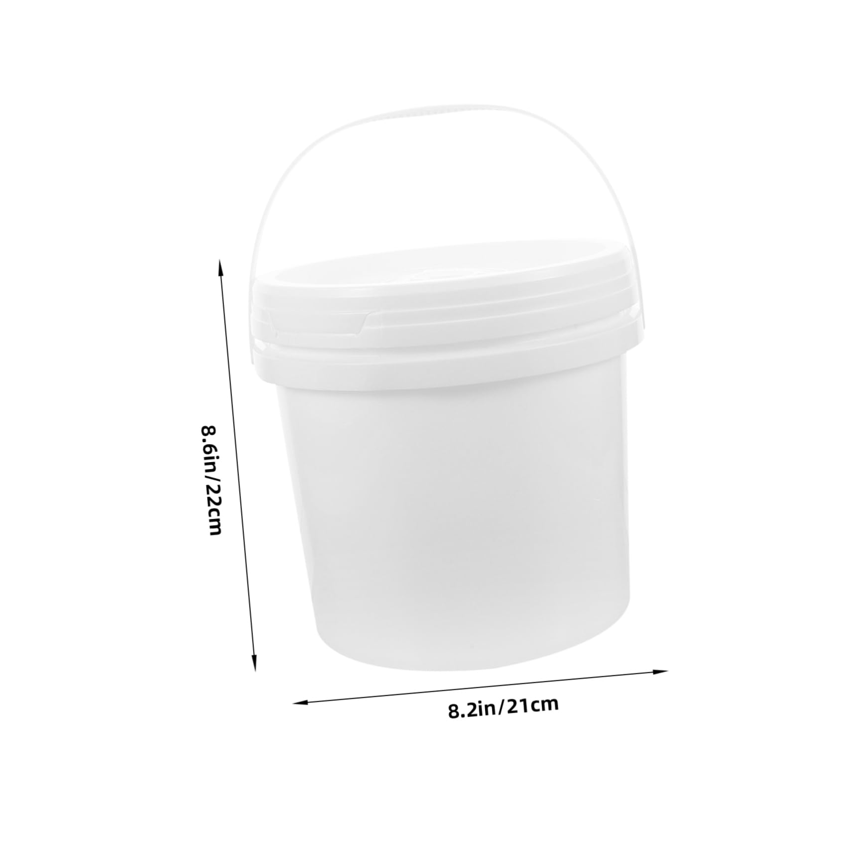 OUNONA Bathroom Wipes Bucket Dispenser Round Car Diaper Wipe Holder Storage Case Refillable Lid