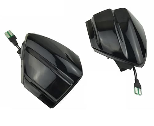 Car Passion Indicatore di direzione Freccia Specchietto laterale LED Compatibile con Ford Kuga S-Max C-Max Luce Dinamico Progressivo Fumè Nero Side Marker Dynamic (Per Ford Kuga C-Max S-Max)