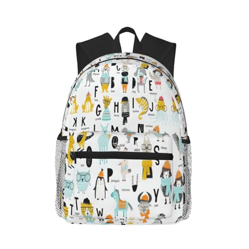 Sac à dos d'école mignon imprimé pour l'université et les trajets de voyage