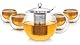 Teabloom Teeservice aus hitzebeständigem, bleifreiem Glas