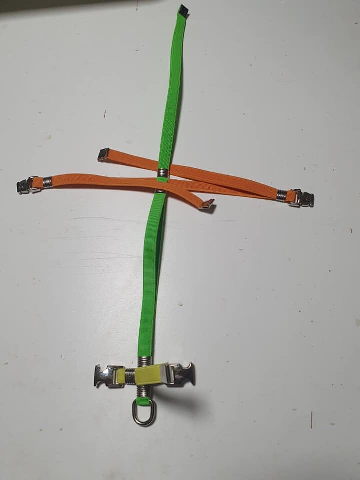Peigne réglable pour paquebots élastique 10 mm avec 2 fixations acier noir - 4