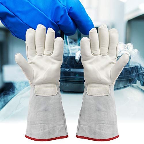 Cold Storage Cryo Safety Work Glove, 40cm Long Cryogenic Gloves Waterproof Protective Work Gloves, LNG Liquid Nitrogen Frozen Gloves for Saftey Work by Sonew - Image 3