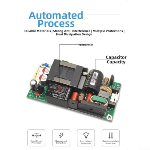 Module d'alimentation 36V isolé pour éviter la surchauffe sur rail DIN