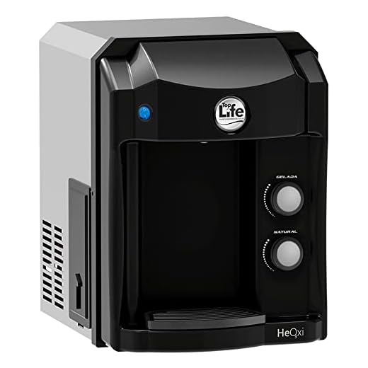 Purificador Super Água Alcalina Ionizada Gelada Ph 9,5 - Top Life (127, Preto)