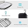 Lacdo Hard Drive Carrying Case for Western Digital WD Elements/WD My Passport/WD My Passport Ultra Portable External Hard Drive HDD 1TB 2TB 4TB 5TB USB 3.0 Protective Storage Travel Bag, Black #2