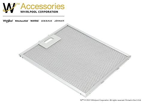 Whirlpool W10169961A Genuine OEM Grease Filter For Range Vent Hoods – Replaces 8190858, W10169961, W10833076, W10875058, W10870878, W11245983, 1 count by Whirlpool - Image 4