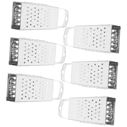 Rallador de acero inoxidable compacto HEALLILY 6pcs miniatura 1
