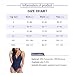 Traje de Baño de Una Pieza Elegante Push up Cuello Halter para...