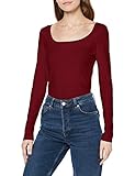 Langarmshirts VERO MODA Damen VMMAXI My LS Soft UNECK GA NOOS Langarmshirts, Cabernet, S