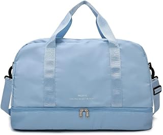 Nova bolsa de viagem com separação seca e úmida, bolsa de viagem feminina, bolsa de ginástica, bolsa de ginástica, organizadora de bagagem, bolsa de ioga, bolsa de fim de semana