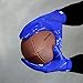 EliteTek Kids RG-14 Super Tight Fitting Football Gloves - Youth Sizes - Easy Slip On Design No Wrist Strap (Blue, Youth M)